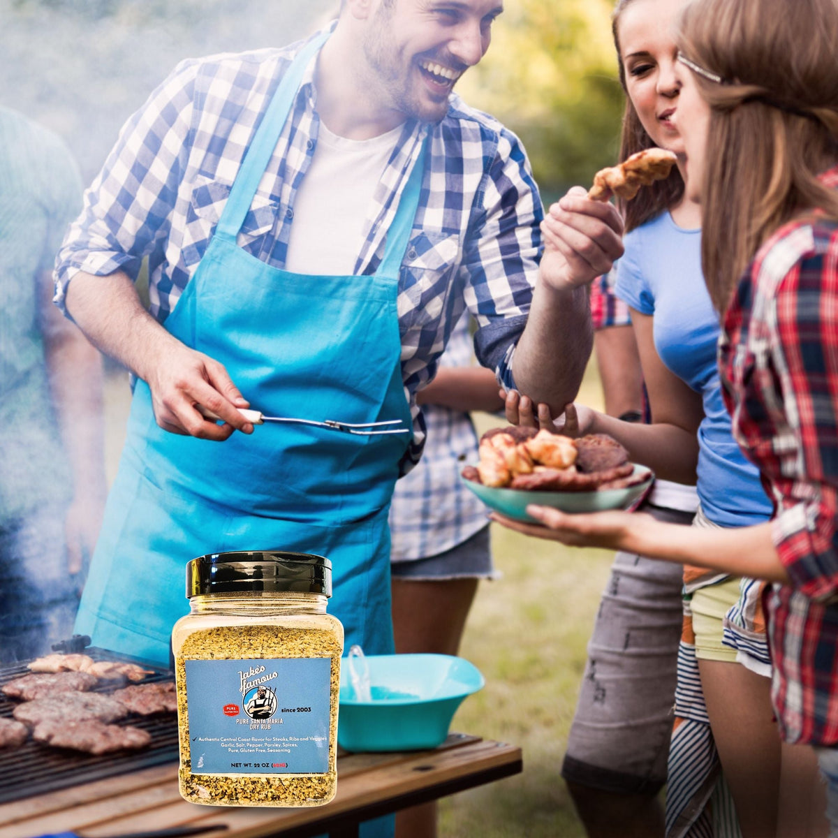 Pure Santa Maria Dry Rub (22 oz) | Authentic Santa Maria Seasoning for Tri Tip & BBQ Jake's Famous Foods