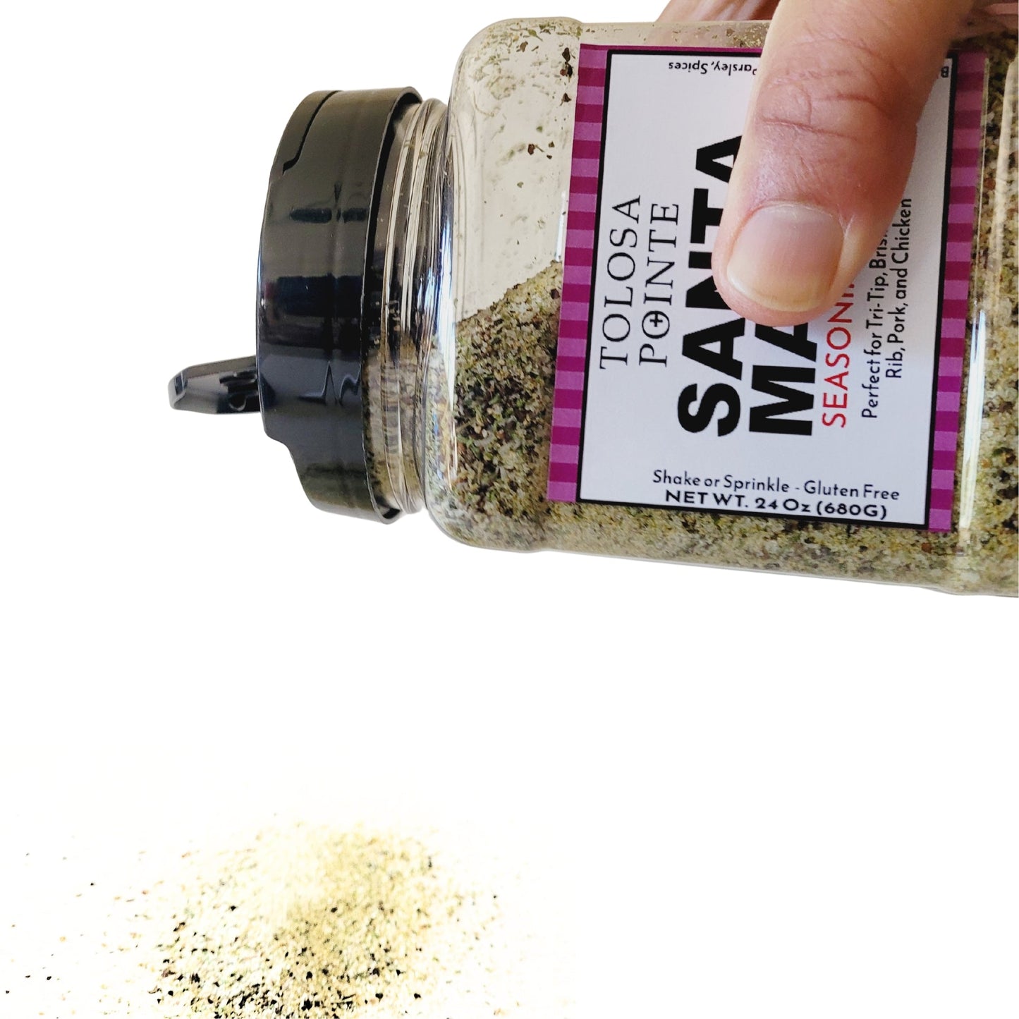 Tolosa Pointe Santa Maria Seasoning 24 Oz - Grilling Flavor Jake's Famous