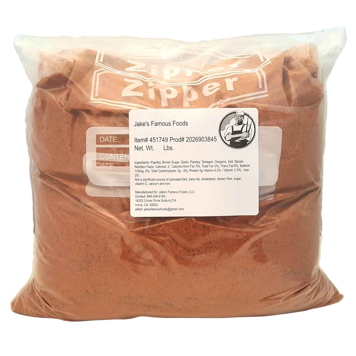 California Chicken Dry Rub for sale 10 lb