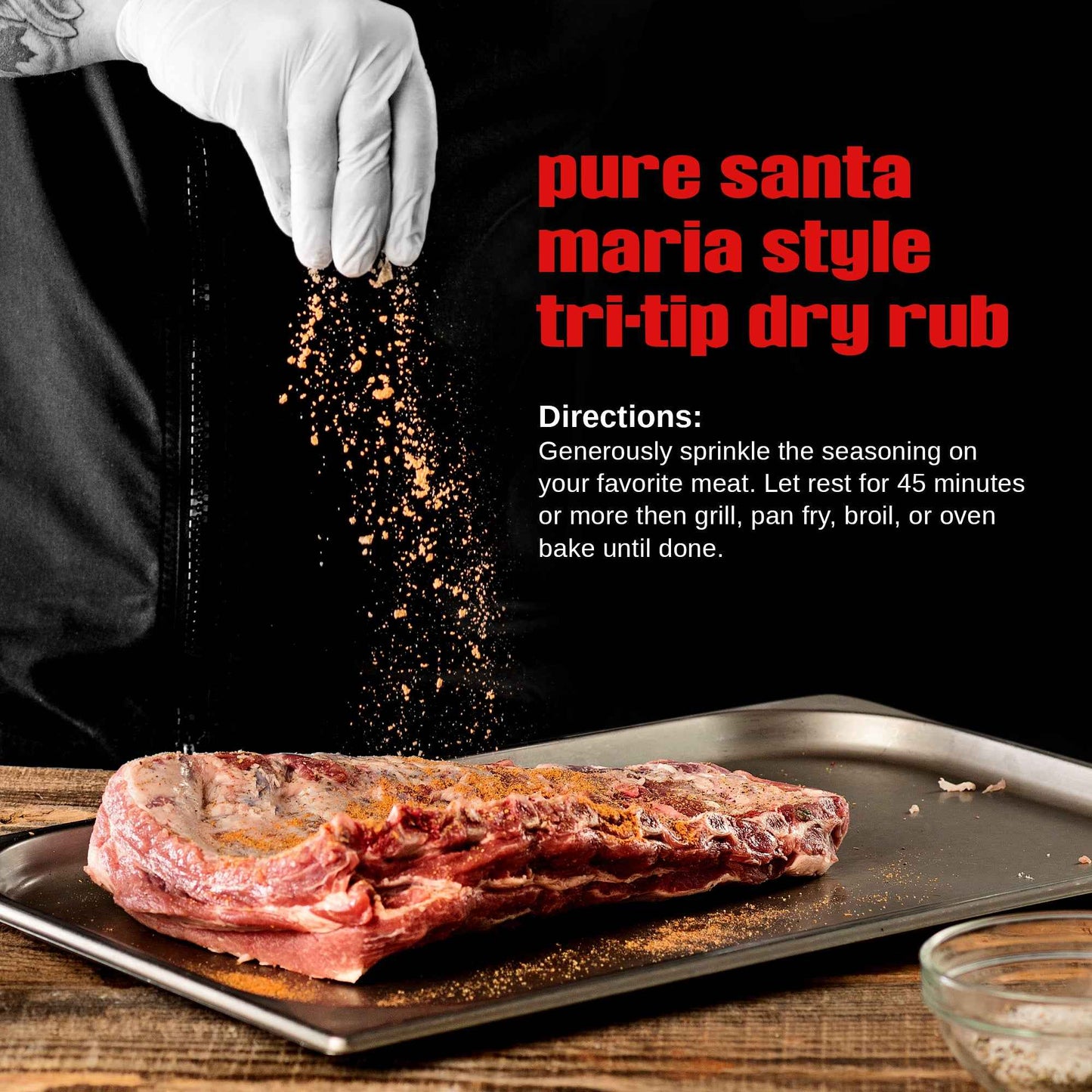 Tri Tip, Steak Seasoning Rib BBQ Rub 5 Oz