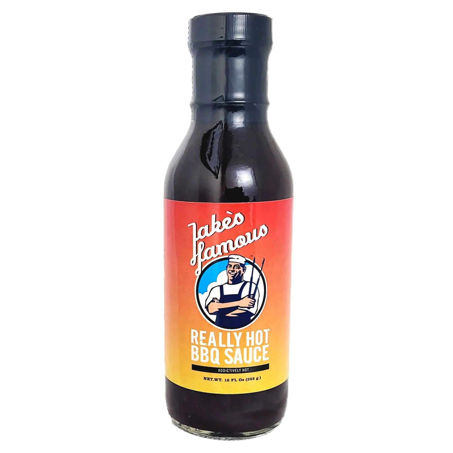 Really Hot BBQ Sauce 12 Oz - Experience Exquisite Heat and Flavor in Every Drop Jake's Famous Foods