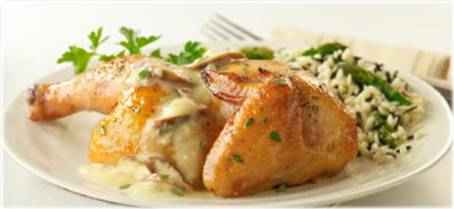 Dry Rubbed Mushroom Chicken Recipe