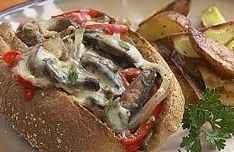 Sriracha Philly Cheese Steak Sandwich