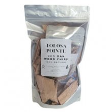 Tolosa Pointe Red Oak Wood Chips and Flavor Pellets