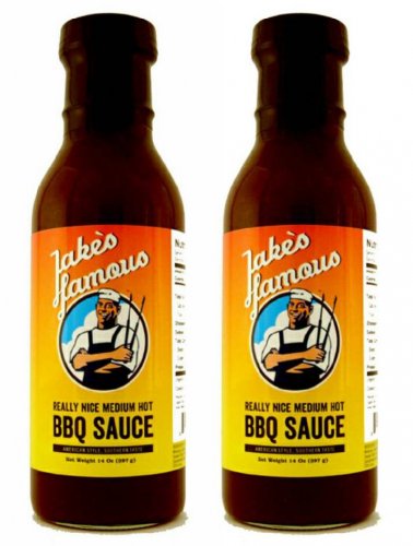 Really Nice Medium Hot BBQ Sauce for Sale 2 Pack - Click Image to Close