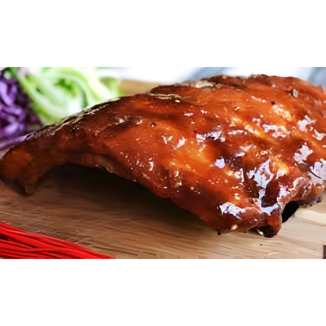 Oven Baked BBQ Ribs with Roasted Strawberry BBQ Sauce
