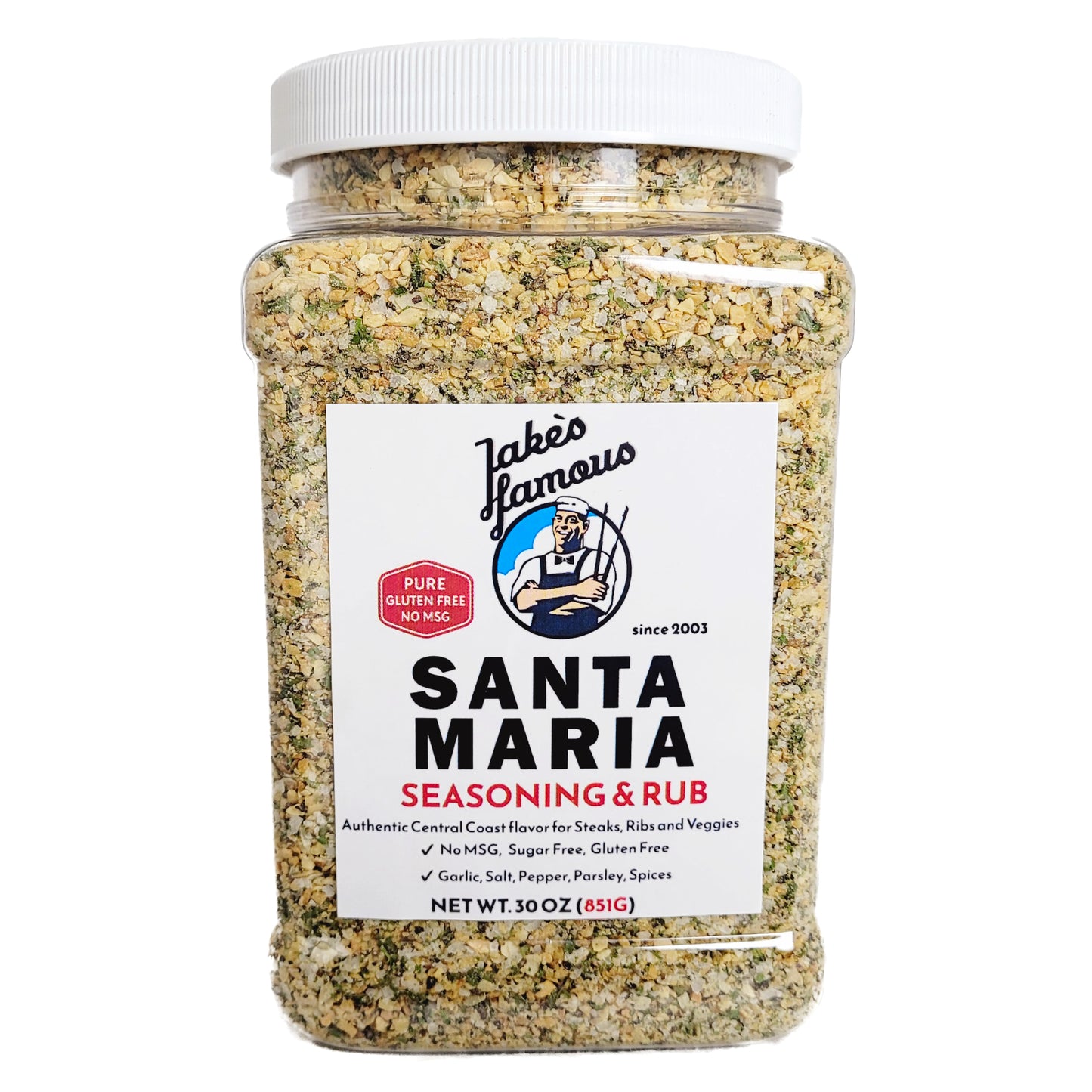 Pure Santa Maria Dry Rub - Authentic Grilling Flavor