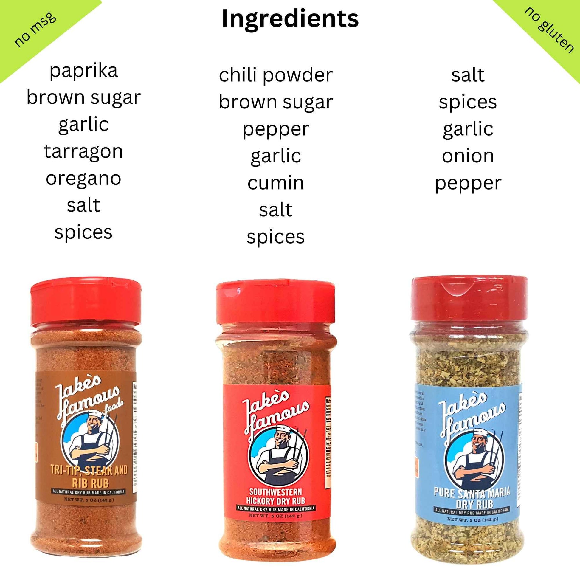 BBQ Rub Gift Box Trifecta Dry Rub