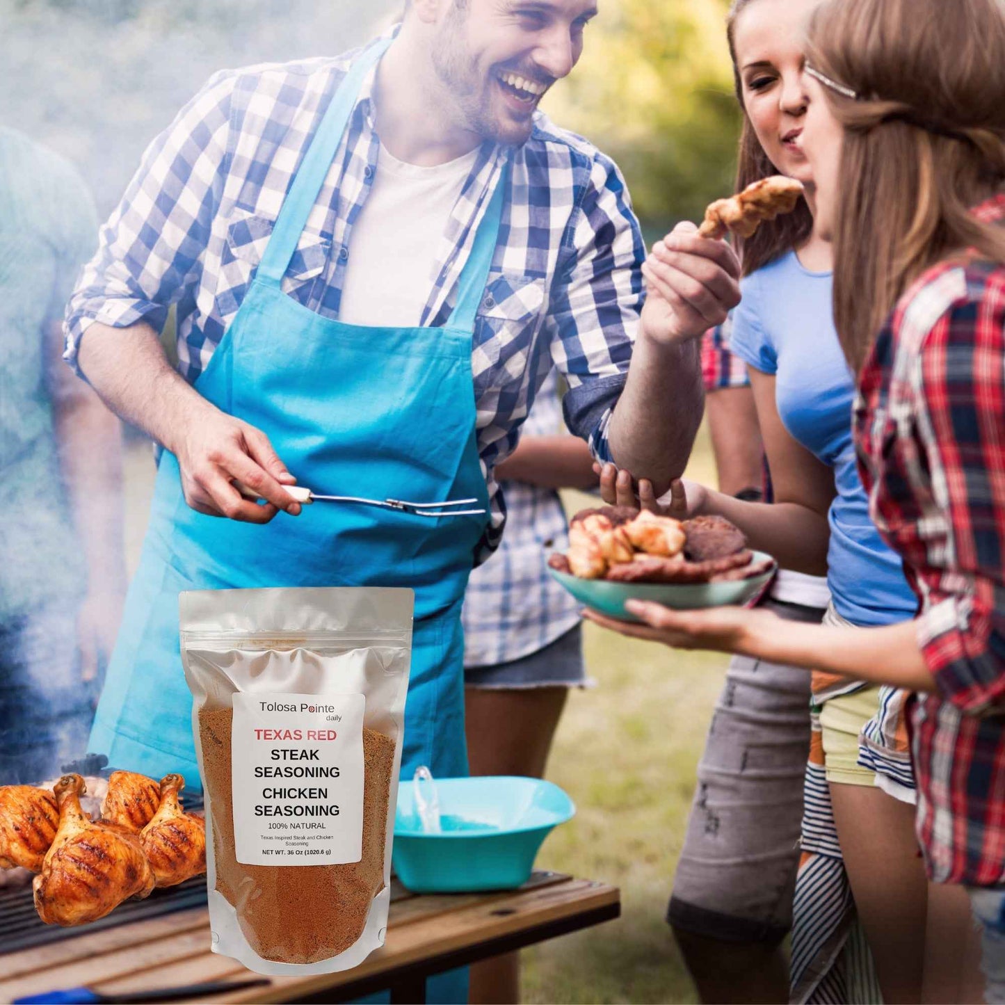 Tolosa Pointe - Texas Steak Seasoning, Chicken Seasoning 36 Oz