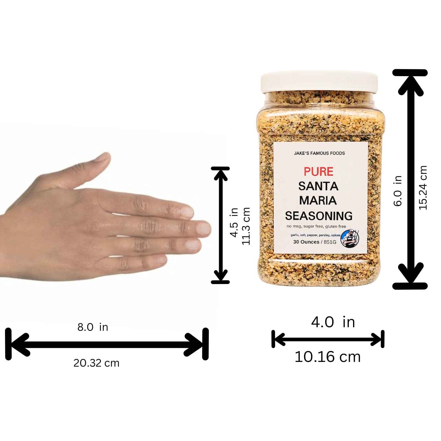 Pure Santa Maria Dry Rub 30 Oz