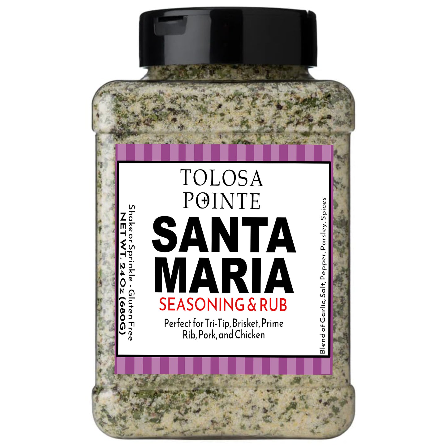 Tolosa Pointe Santa Maria Seasoning 24 Oz - Grilling Flavor