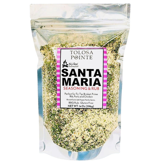 Tolosa Pointe All Que Santa Maria Seasoning Blend (14 oz) | Authentic Santa Maria BBQ Seasoning