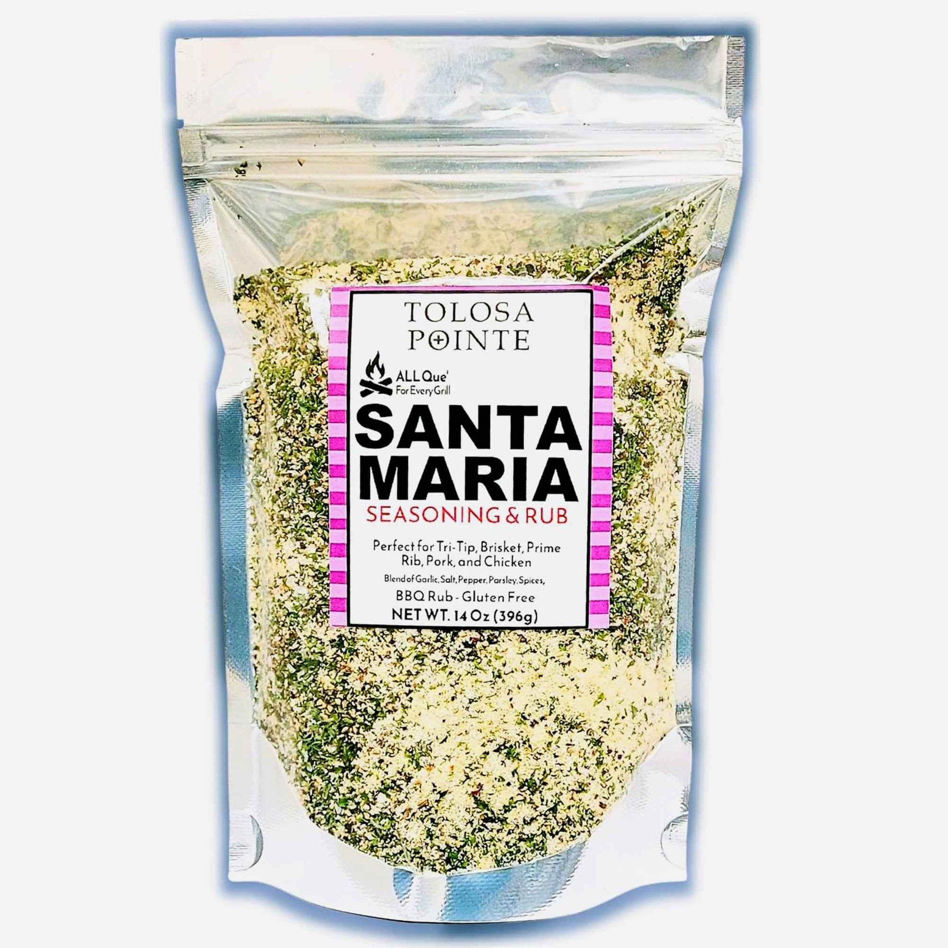 Tolosa Pointe All Que Santa Maria Seasoning Blend 14 Oz