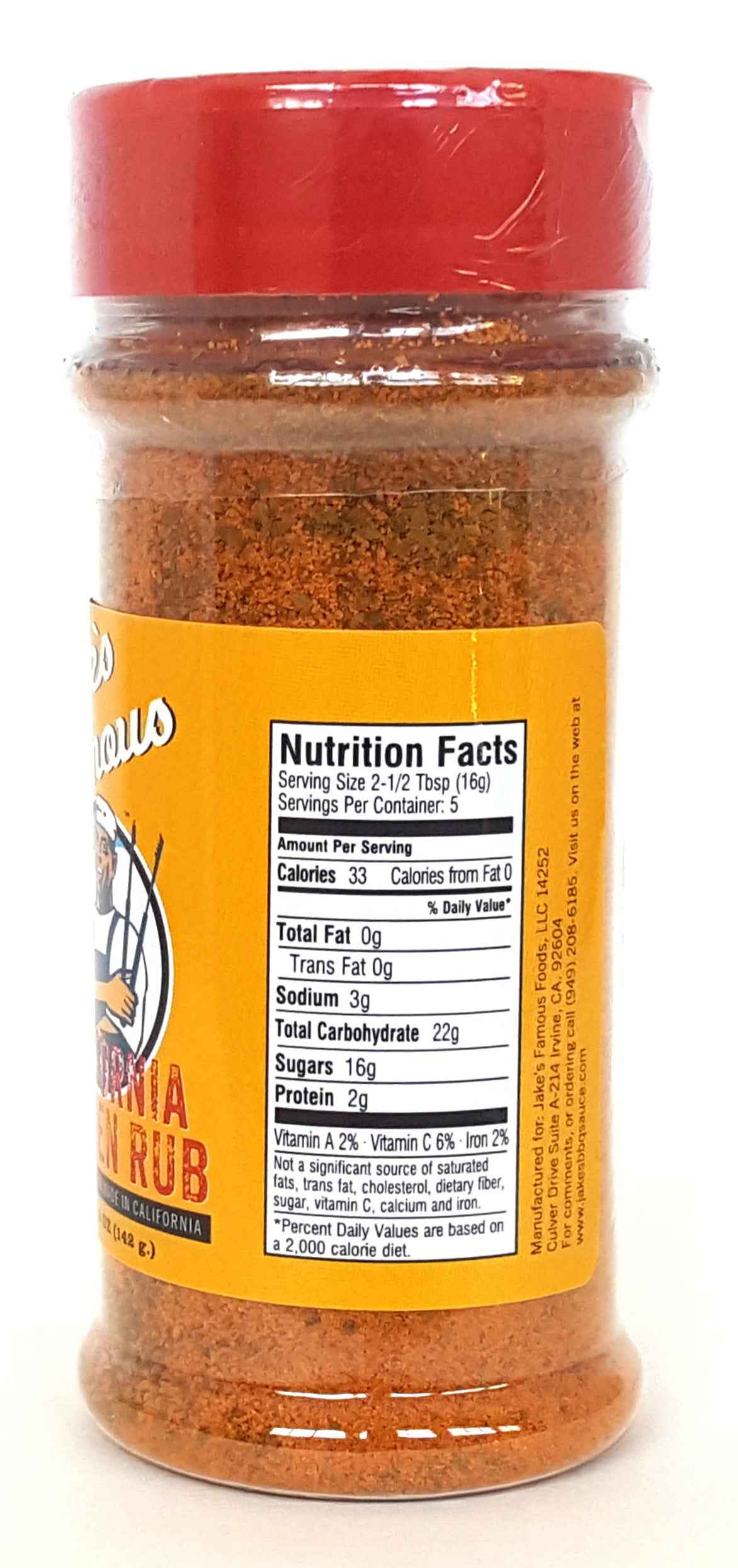 California Chicken Rub & Seasoning 5 Oz - Perfect Blend for Flavorful Dishes
