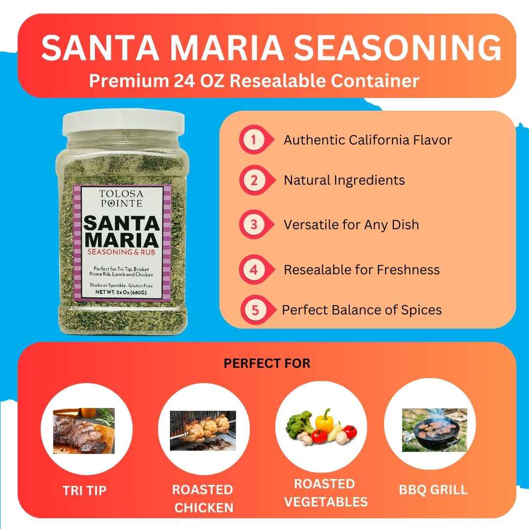Tolosa Pointe All Que Santa Maria Seasoning 24 Oz