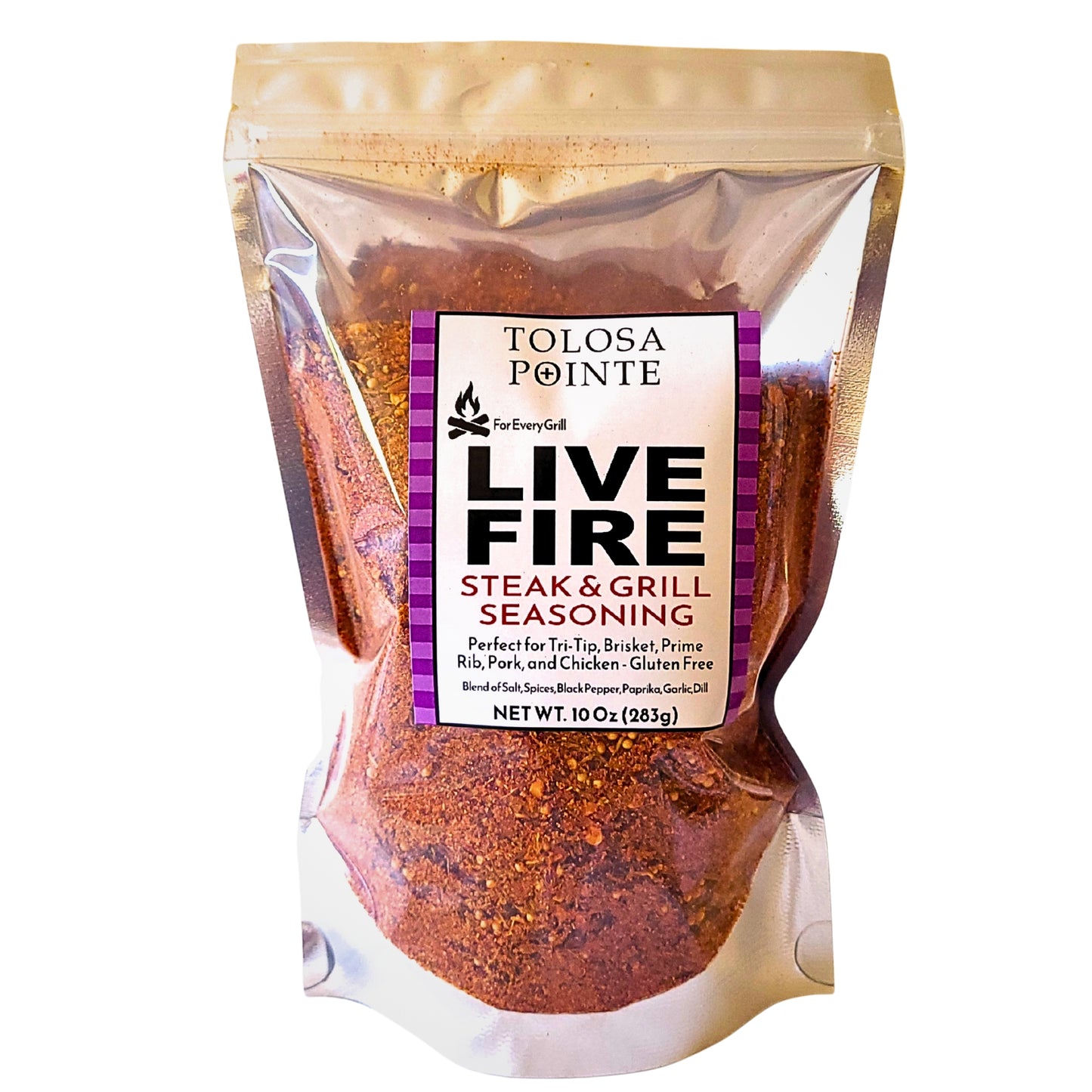 Tolosa Pointe Live Fire Steak & Grill Seasoning 10 Oz