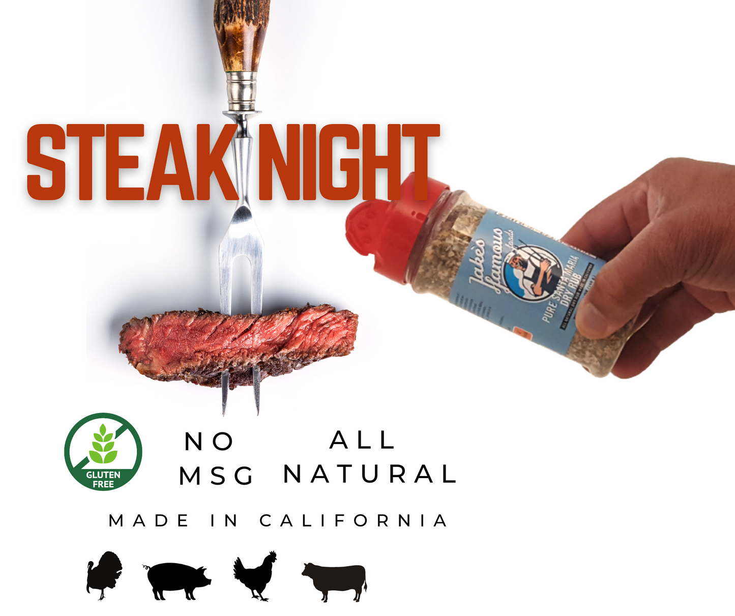 Pure Santa Maria BBQ Rub for Tri Tip and Ribs - 5 Oz