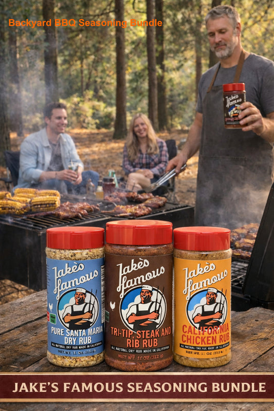 BBQ Seasoning Bundle | 3 Flavor Grill Seasoning Variety Pack Jake's Famous Foods for backyard or camping and grilling