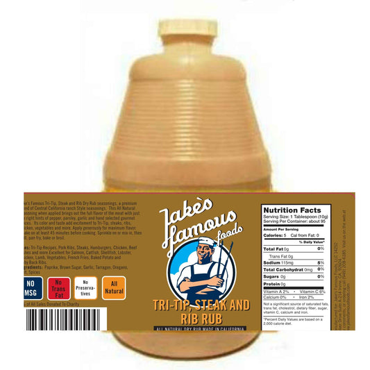 Tri Tip, Steak and Rib BBQ Rub 48 Oz