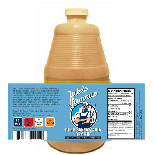 Pure Santa Maria Style Dry Rub for sale 48 Oz