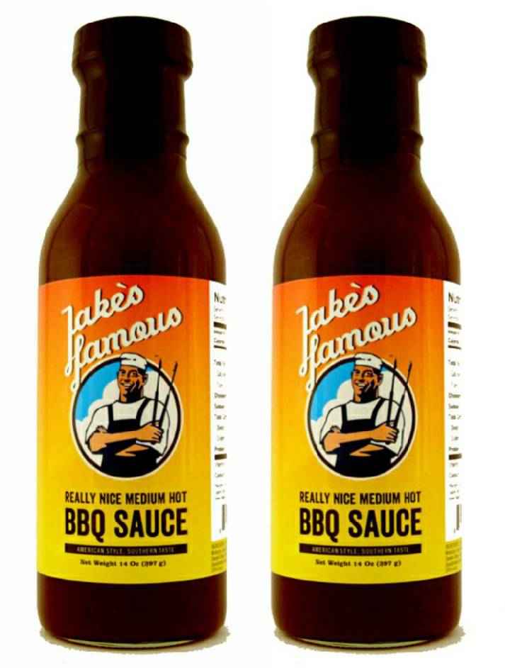 Really Nice Medium Hot  BBQ Sauce for Sale 2 Pack