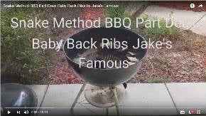 Snake Method BBQ Ribs, Baby Back Ribs