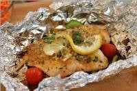 Fish Grilled in Foil Recipe Dish